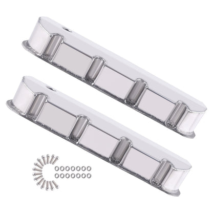 Fabricated Aluminum Tall Valve Covers for Big Block Chevy 454 (1965–1995)