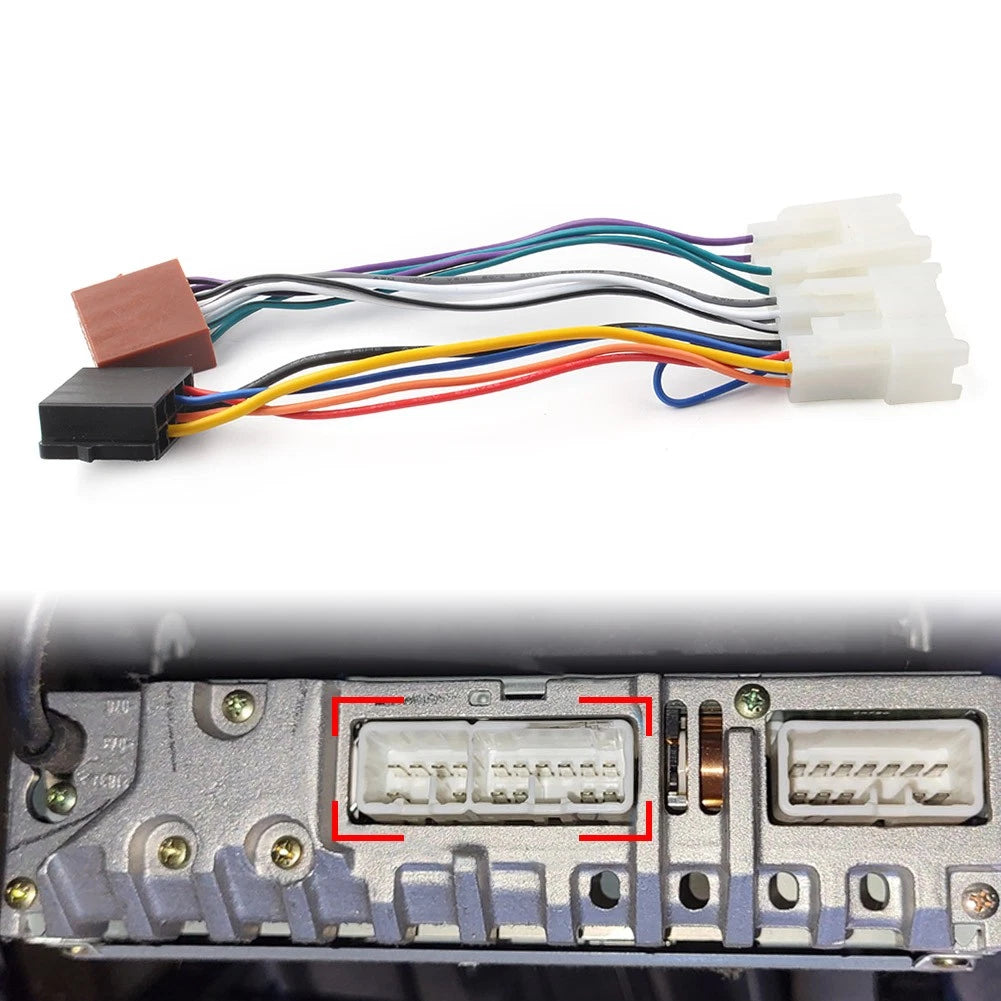ISO wiring harness for Toyota (specific model years)