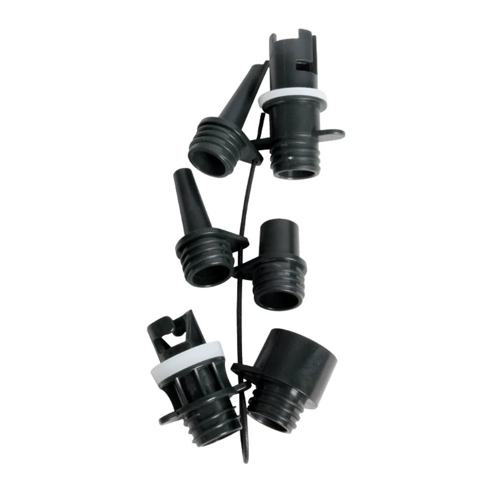 Air Pump Connector Kit with 6 Nozzles for Kayaks Paddleboards Inflatable Beds
