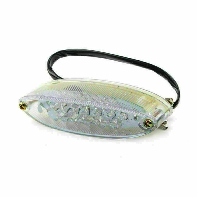 Clear Lens Quad ATV Tail Lights for Universal Motor (LED)