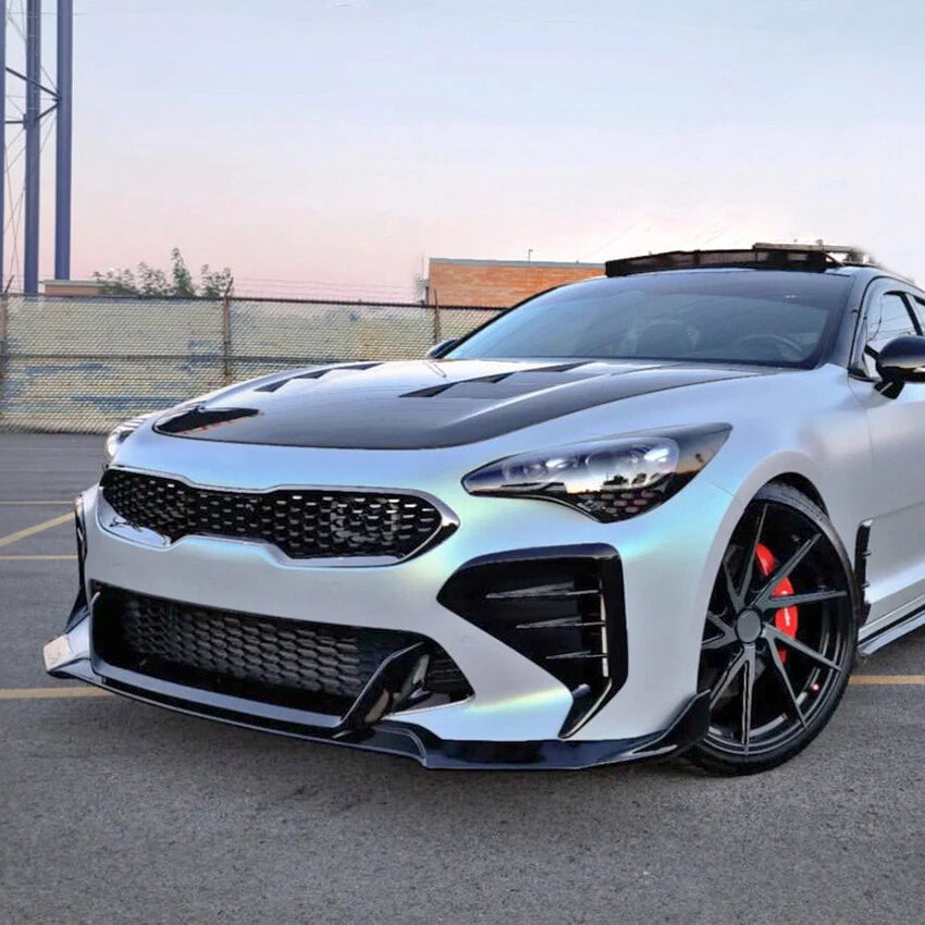 Front Bumper Vent Hole Cover for KIA Stinger GT (2017–2023) Carbon Fiber