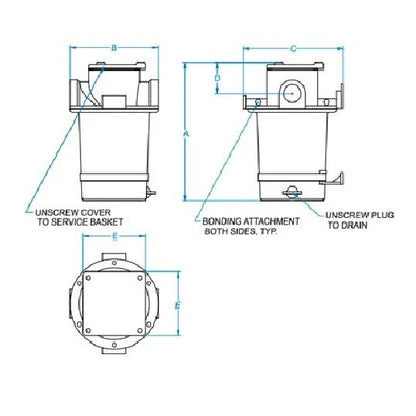 1 1/4 in. Groco Intake Strainer with Filter Basket for ARG-1210S (N/A)
