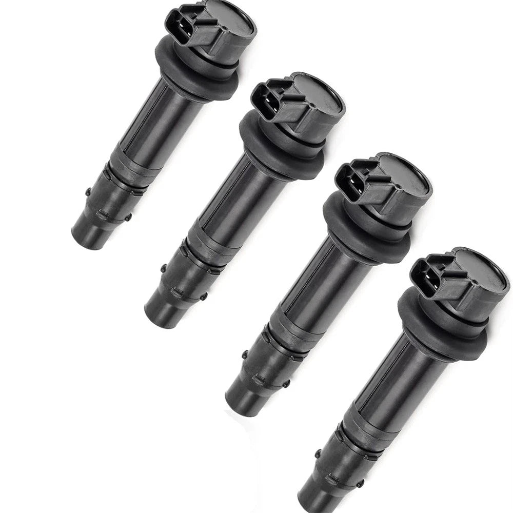 4x Ignition Coil & Spark Plugs For Yamaha V-Max 1700 2009-2020 YZF-R1 2002-2006