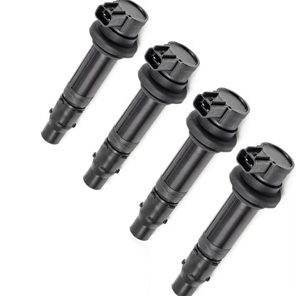 4x Ignition Coil & Spark Plugs For Yamaha V-Max 1700 2009-2020 YZF-R1 2002-2006