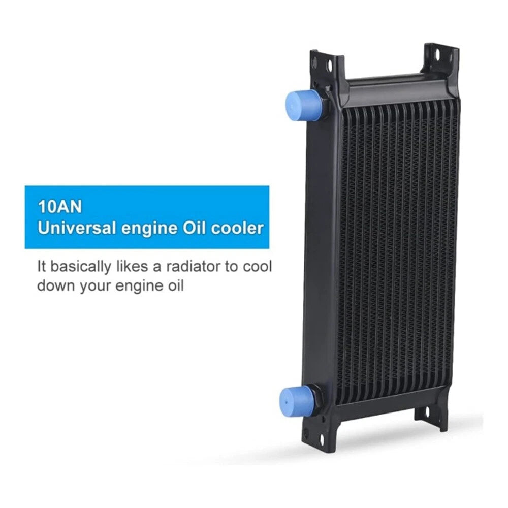 16 Rows Oil Cooler 10AN Stacked Plate for Universal Applications