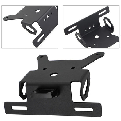 Rear License Plate Holder Frame Bracket with Light for Suzuki SV650 (2016–2021)