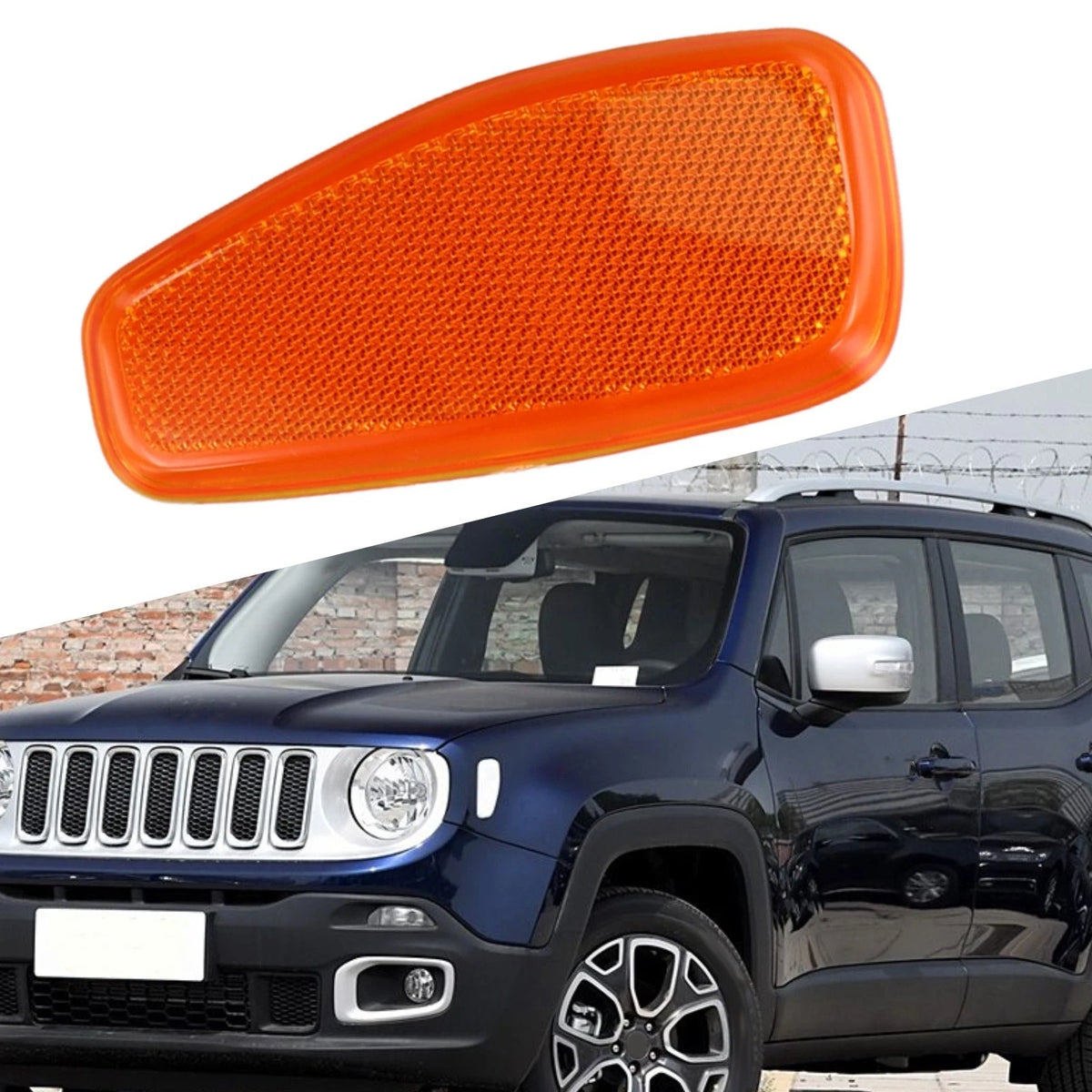 Front Driver Left Side Marker Light for Jeep Renegade (2015–2023)