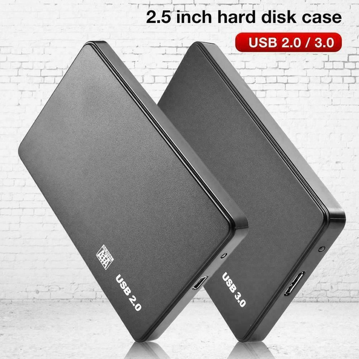 2.5 Inch SATA HDD External Enclosure Case USB 3.0/USB 2.0