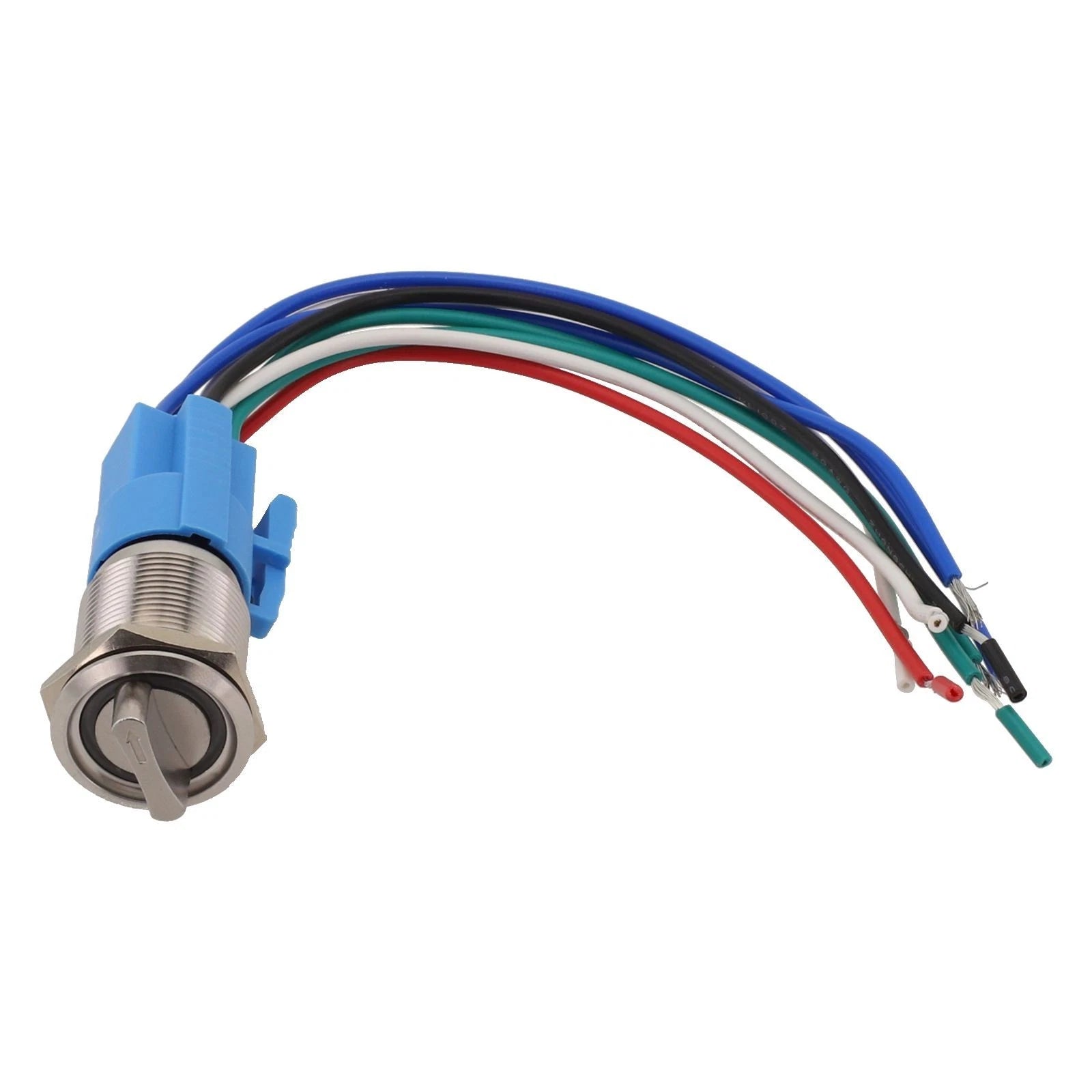 19mm Selector Rotary Switch Latching 3 Positions 2NO 2NC 36V