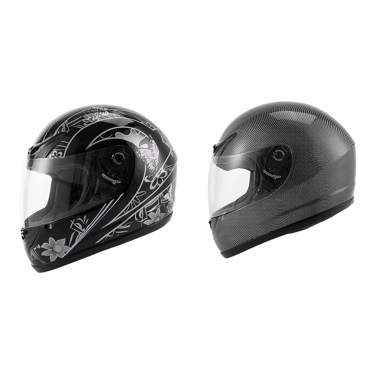 Full Face Motorcycle Helmet for DOT Approved (S, M, L, XL)