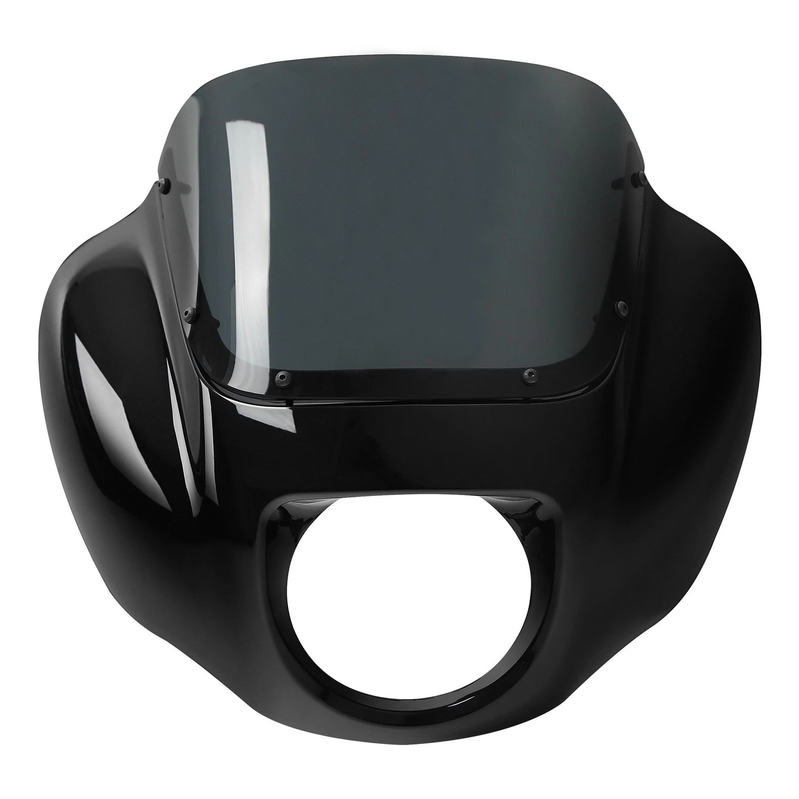 Black Headlight Fairing & Windshield for Harley Street Bob Low Rider (2018–2023)