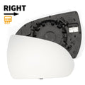 Right Side Mirror Glass with Back Heated for Hyundai Elantra (2015–2018)