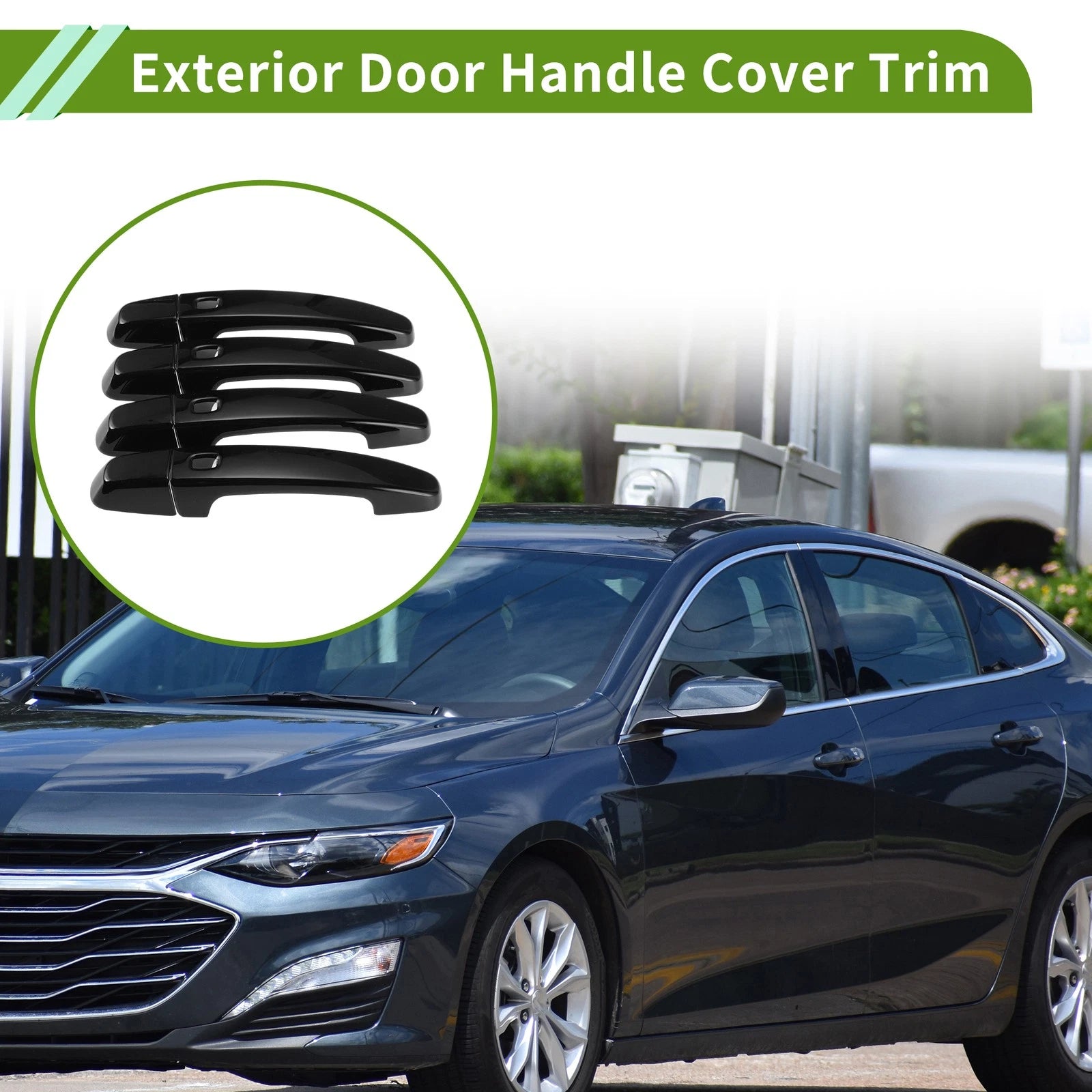 Door Handle Cover Front Rear Set for Chevrolet Malibu (2016–2025)