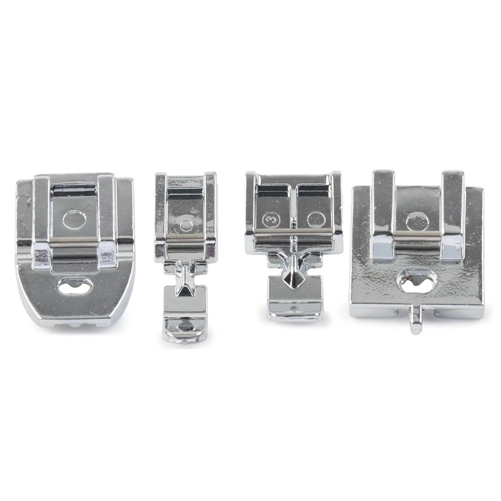 4 Pcs Invisible Concealed Narrow Zipper Foot for Singer Low Shank