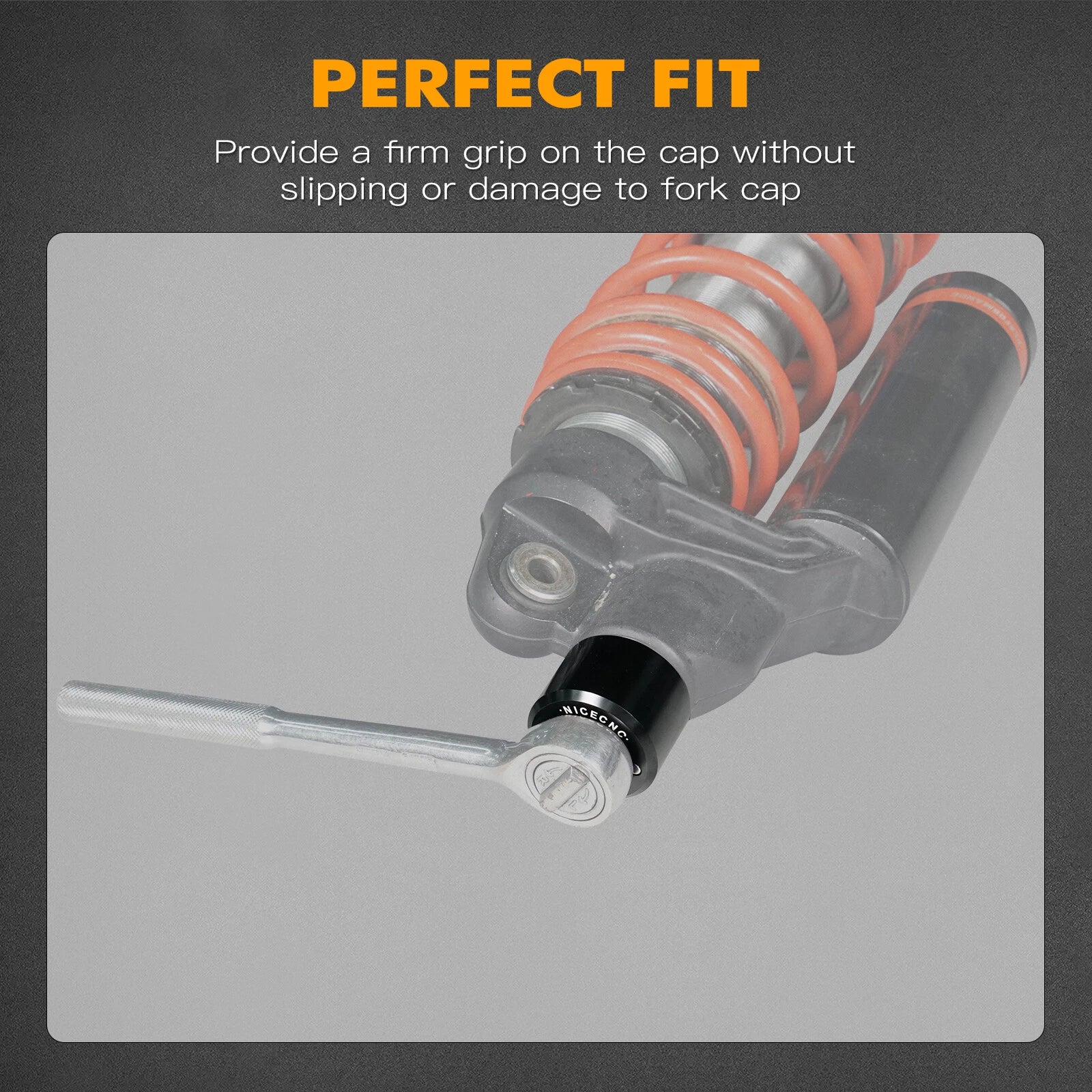 Front Shock Cover Tool Fork Cap 706202857 for Can-Am Maverick X3 (2017–2019)