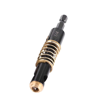 Self-Centering Hole Puncher Drill Bit for Wood Plastic (1/4" Hex Shank)