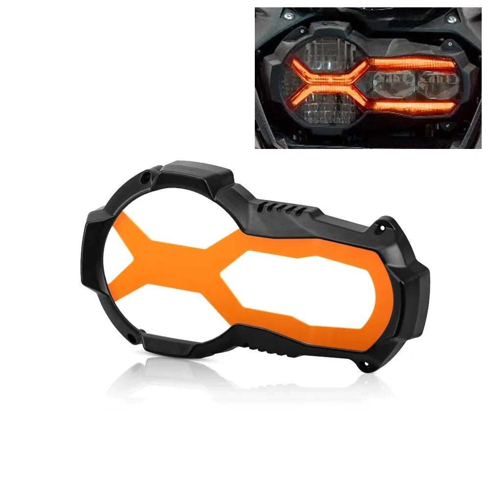 For 18-24 BMW R1250GS Adventure Headlight Protector w/ 4 Selective Color X lens