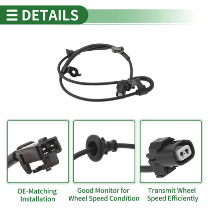 ABS Wheel Speed Sensor No. 895160E020 for Lexus RX350 (2004–2006) 1 Pc