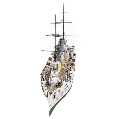 Protective Cruiser Paper Model for Russian Varyag (200) Unassembled Set