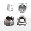 57mm Big Bore Cylinder Kit for GY6 125cc 150cc Engine Models