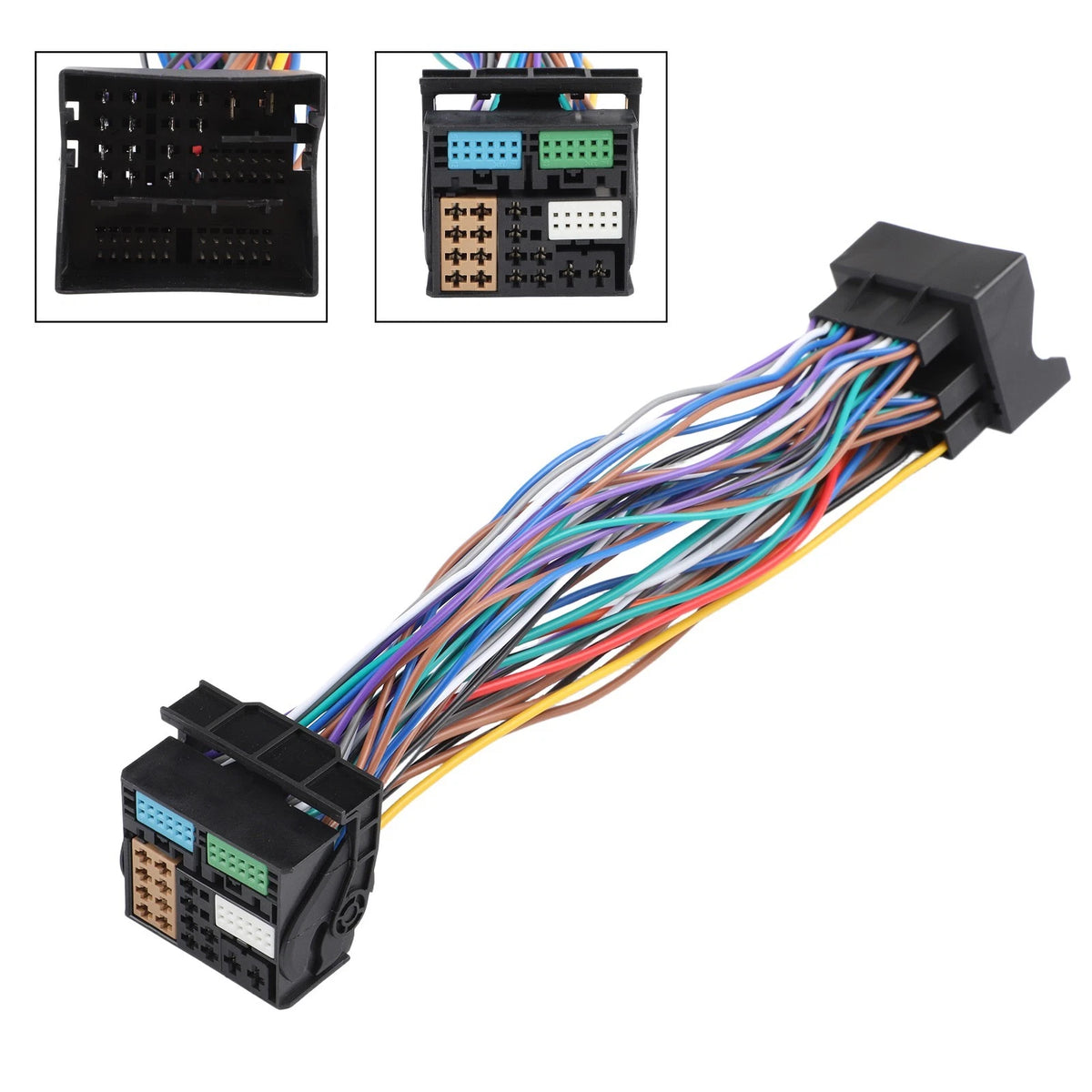 Radio Wiring Harness Extension Cable Quadlock Connector for MQB