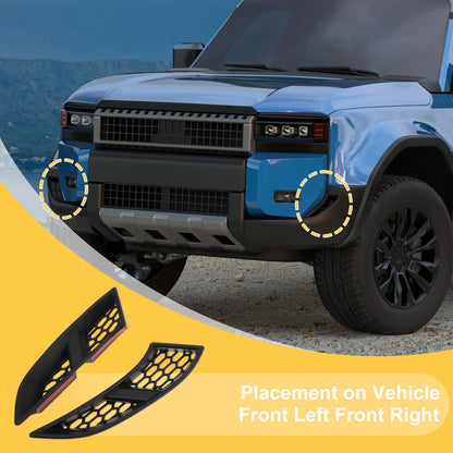 Front Left Right Fog Light Cover Trim for Toyota Land Cruiser (2024–2025)