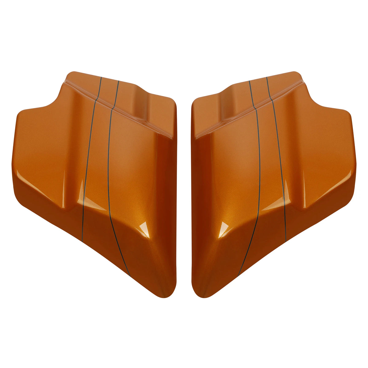 Side Covers Fairings for Harley Touring Road Glide (2009–2024) Amber Whiskey