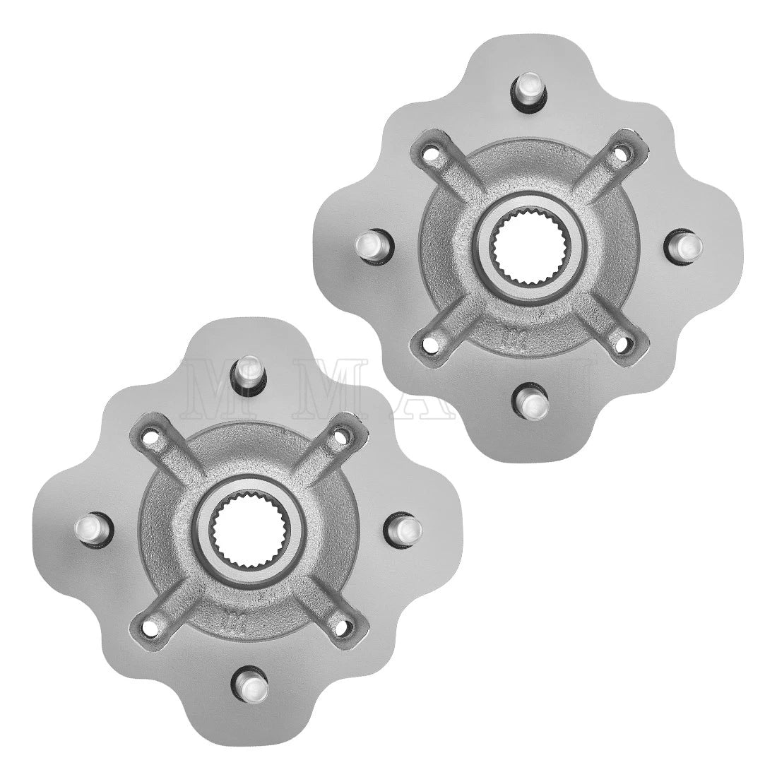 Set of 2 Front Left & Right Wheel Hubs for Yamaha Big Bear 400 IRS (2007–2012)