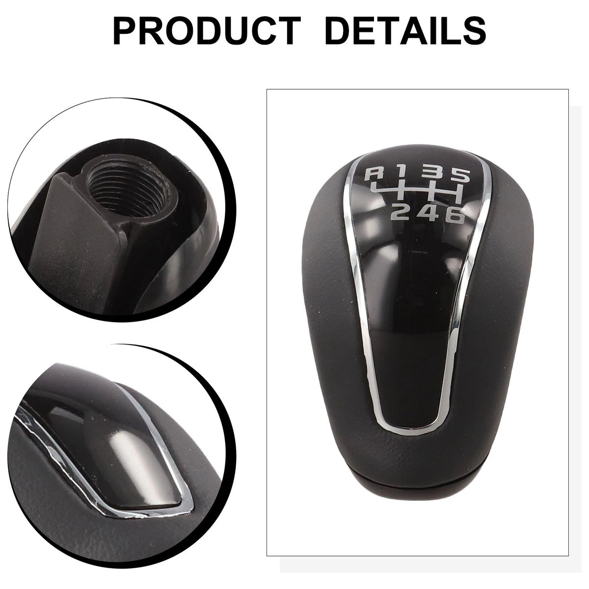 6-Speed Manual Knob for Easy Installation - Luxurious Leather Interior