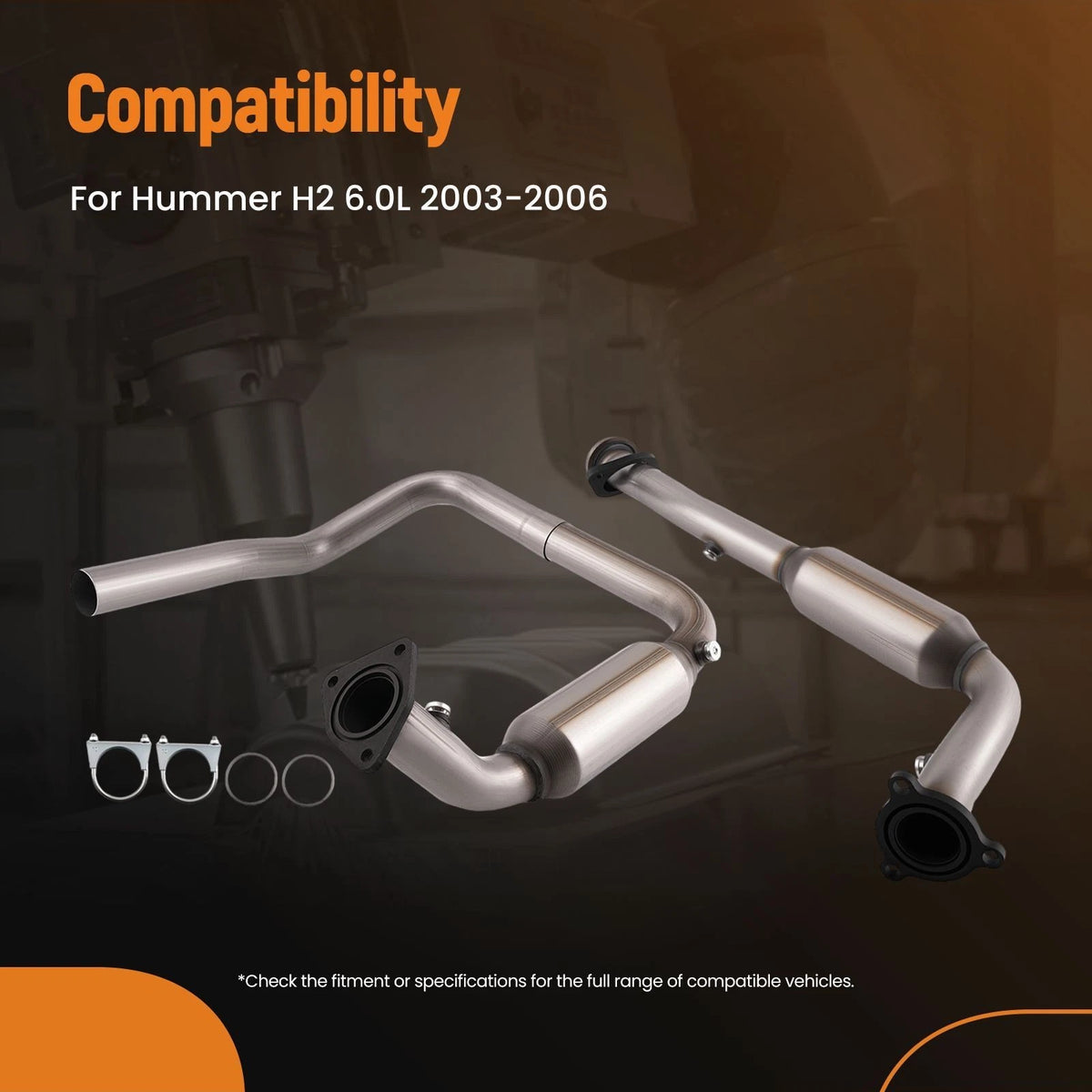 Catalytic Converter Kit for Hummer H2 6.0L (2003–2006) EPA Certified