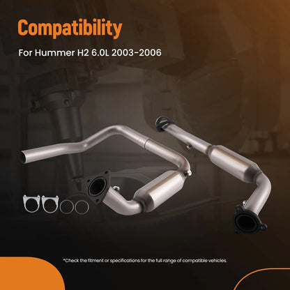 Catalytic Converter Kit for Hummer H2 6.0L (2003–2006) EPA Certified