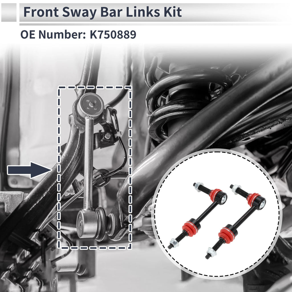 Front Stabilizer Bar Links Replacement for Dodge Ram 2500 (2014–2022)