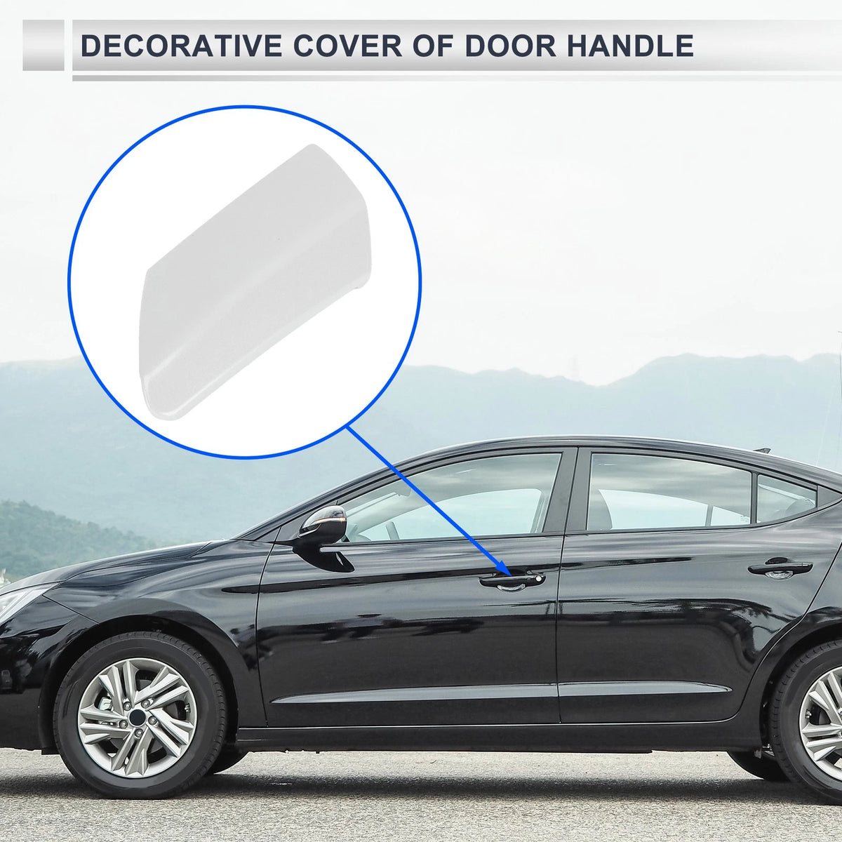 Front Left Door Handle Cover Replacement for BMW 7-Series G11 G12 (2017–2022)