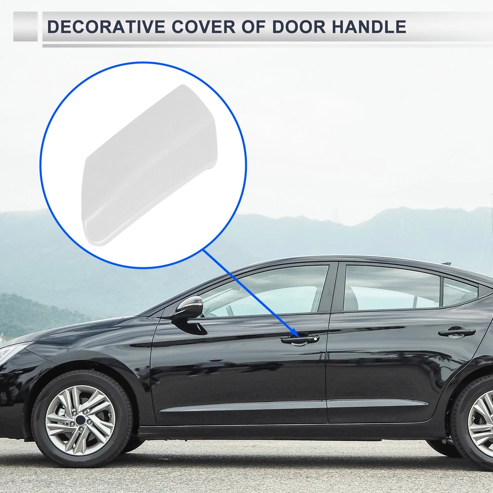 Front Left Door Handle Cover Replacement for BMW 7-Series G11 G12 (2017–2022)