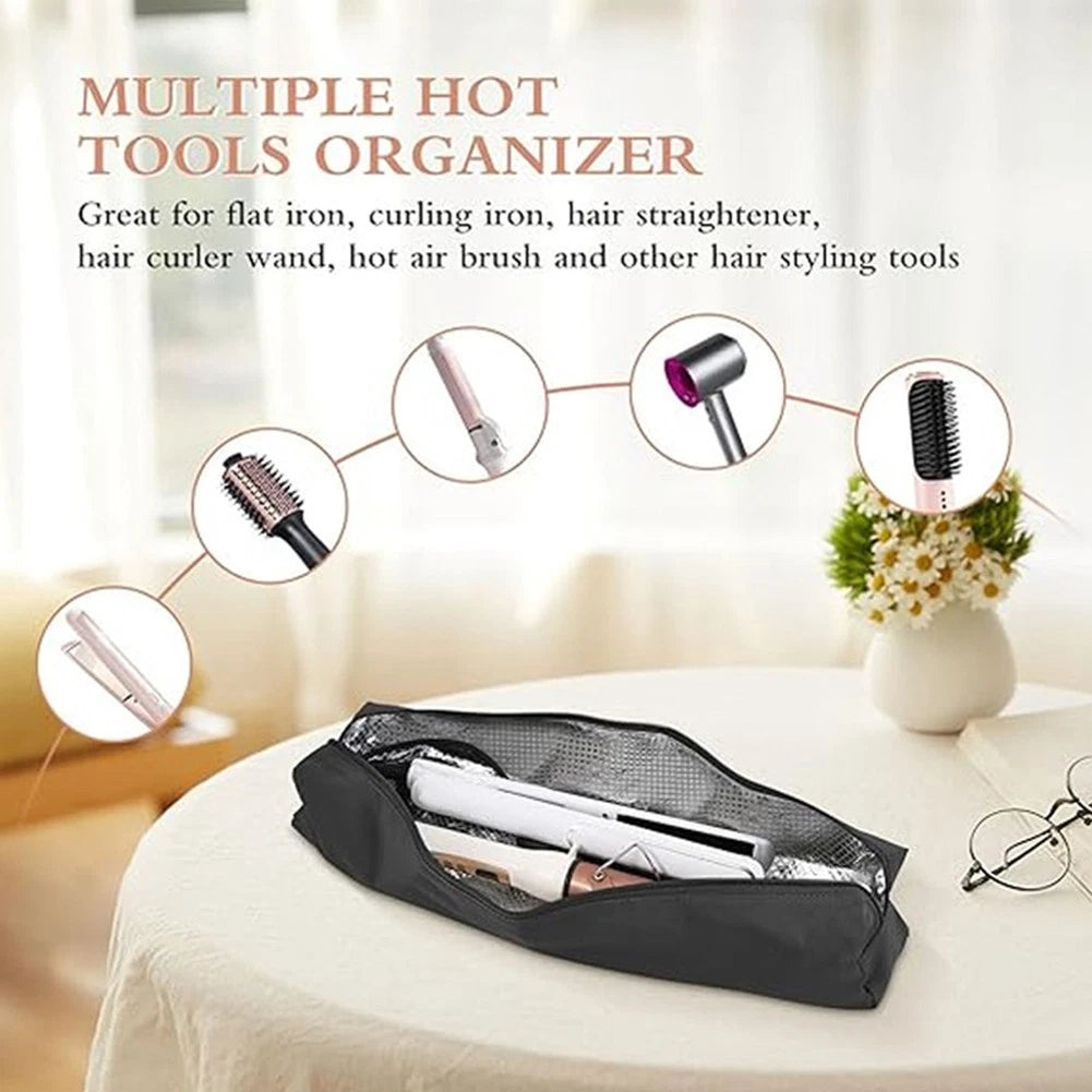 Multifunctional Hair Tools Organizer Bag for Cosmetics and Styling Tools