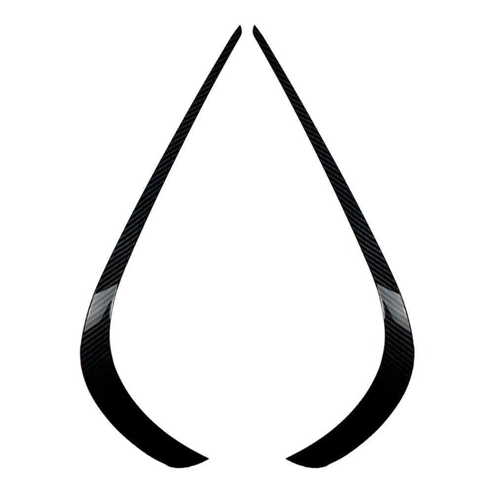 Front Bumper Lip Chin Spoiler Splitter for Benz E-Class W212 (2014–2016) Carbon