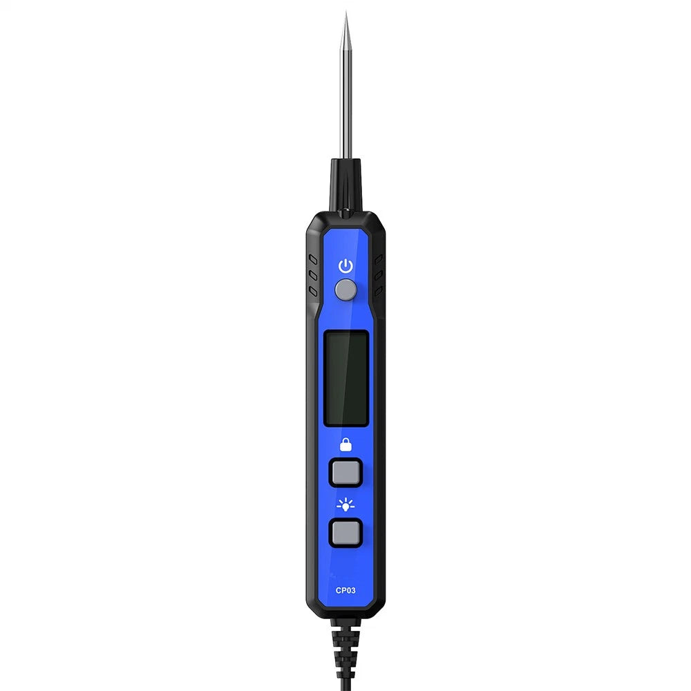 Smart Automotive Test Light Buzzer Circuit Tester for Universal Vehicles (0.8V-100V)
