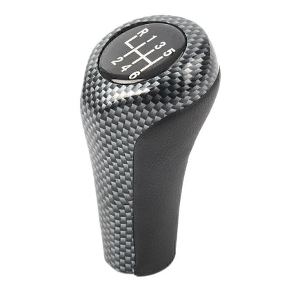 6 Speed Gear Shift Knob for BMW E90 E91 X1 X3 X5 X6 (2007–2013) Carbon Fiber