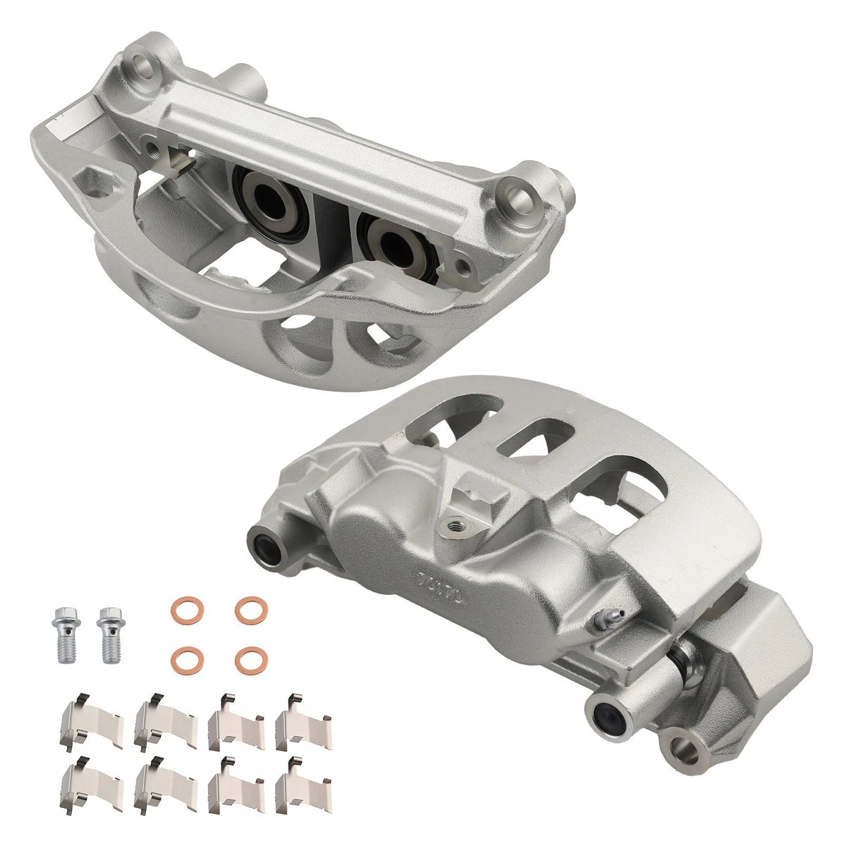 Rear Disc Brake Calipers Set for Chevrolet Suburban 3500 HD (2016–2019) w/Bracket