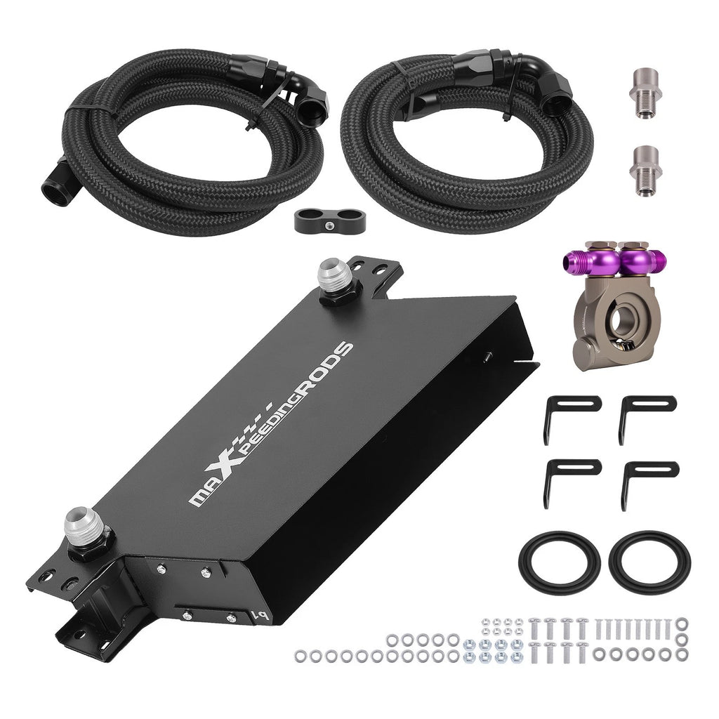 7 Row Engine Oil Cooler Kit for Universal Applications (10AN)