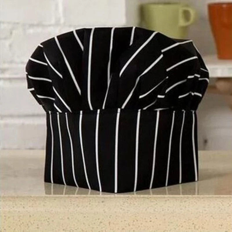 Adjustable Chef Hat for Men - Comfortable Elastic Cap