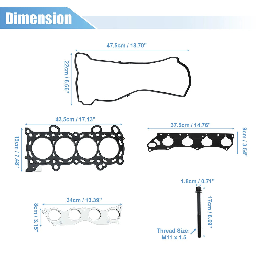 Cylinder Head Gasket Set Set for Honda CR-V (2002–2006)
