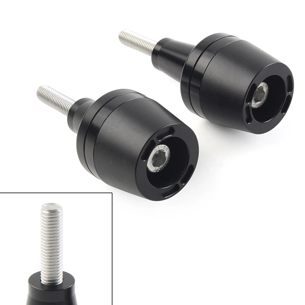 2X Frame Sliders Crash Protector for Yamaha Suzuki Honda Kawasaki Universal Black