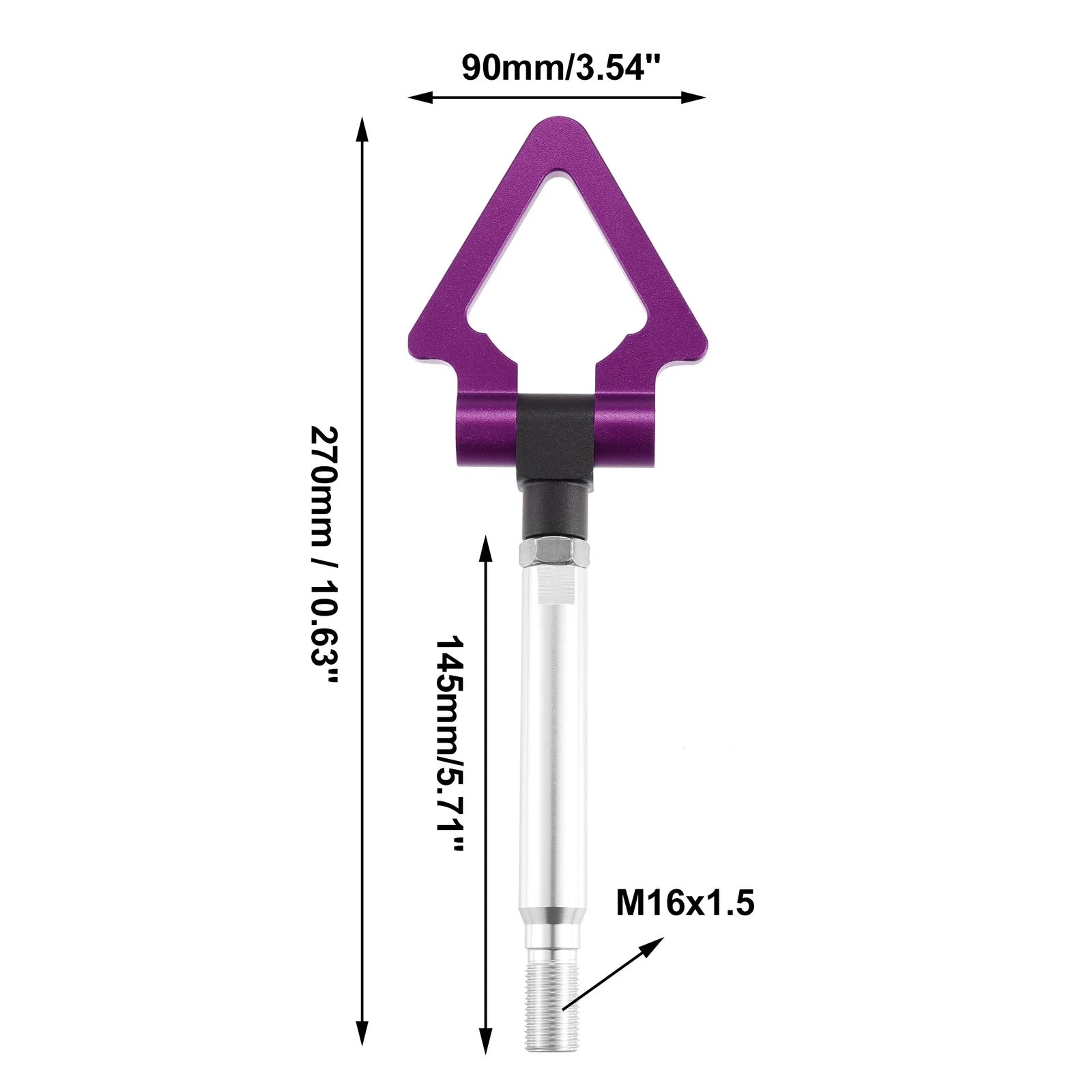 Trailer Tow Hook Screw Front Bumper Purple for Subaru BRZ (2013–2020)