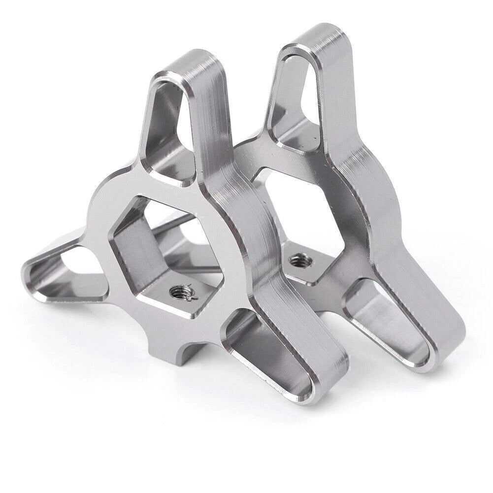 2X 14mm CNC Aluminum Fork Preload Adjusters Universal (Grey)