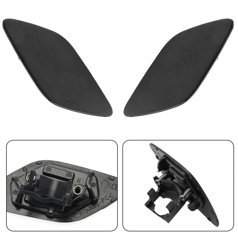 Pair of Headlight Washer Nozzle Cover Caps for BMW 3 Series E92 E93