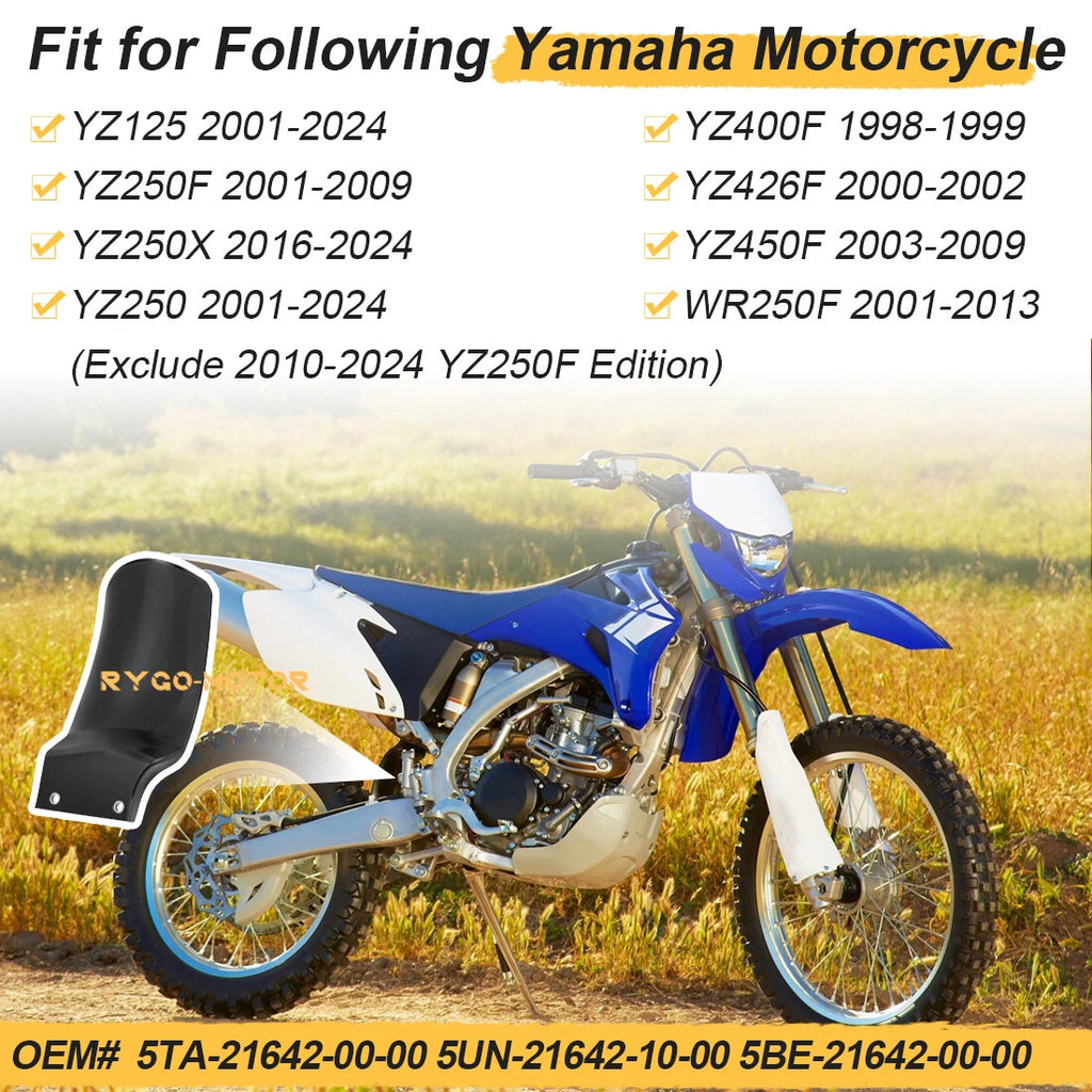 Mudflap Guard for YZ125 YZ250 250F 250X YZ450F WR250F (2002–2023) 5UN-21642-10-00