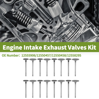 Engine Intake Exhaust Valves Kit for Chevrolet Corvette (2010–2019)