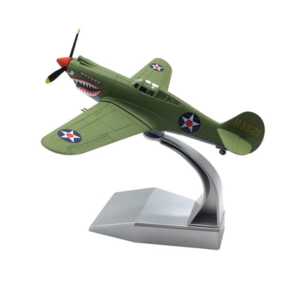 1/72 Scale P-40 Fighter Alloy Aircraft Model Display