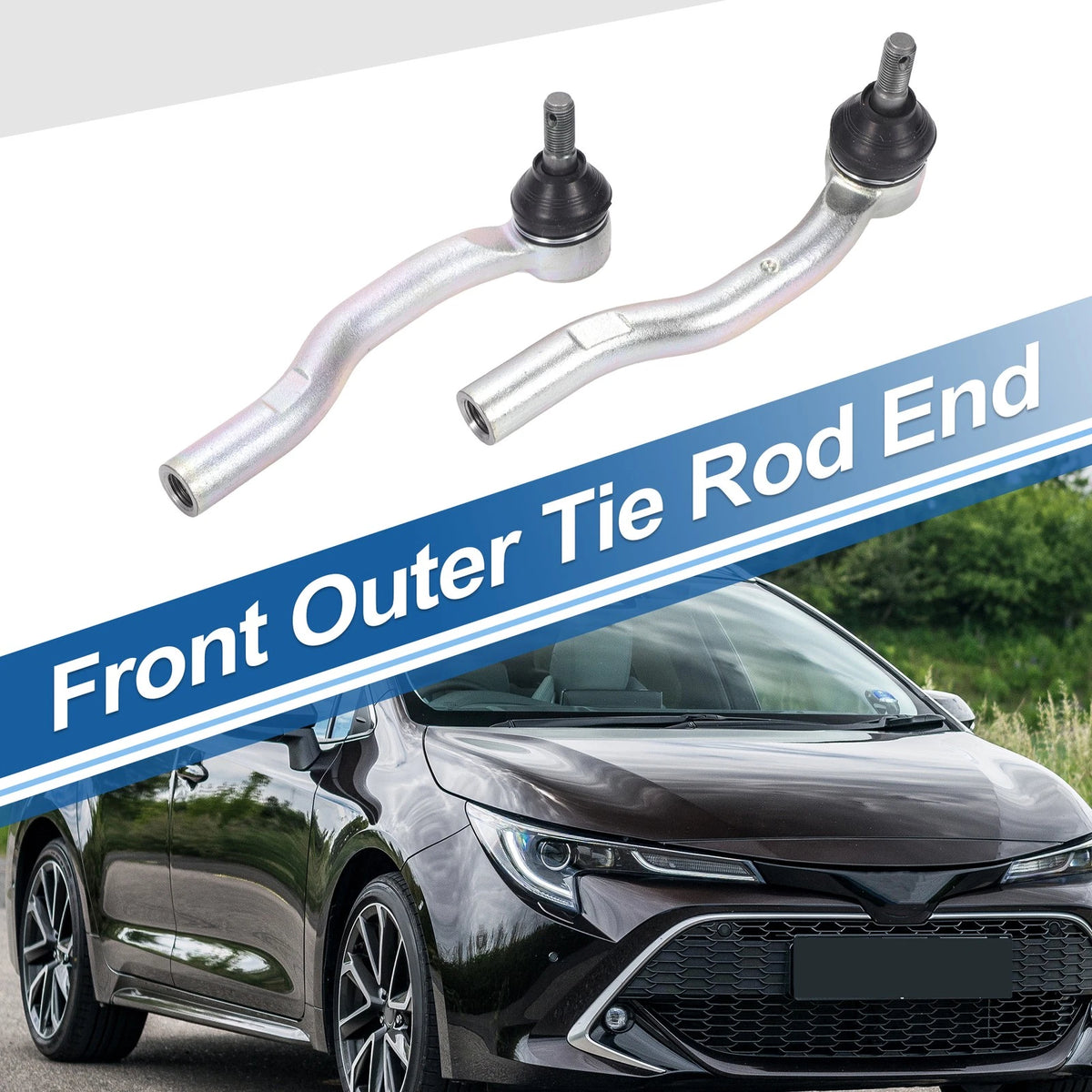 2X Front Outer Tie Rod Ends for Toyota Camry (2002–2003) No. ES3600/ES3601